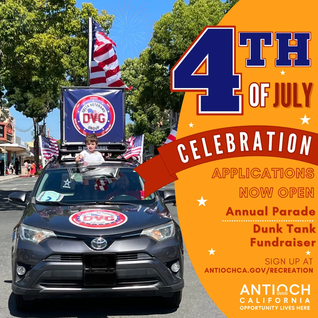 Antioch Fourth of July Parade & Celebration