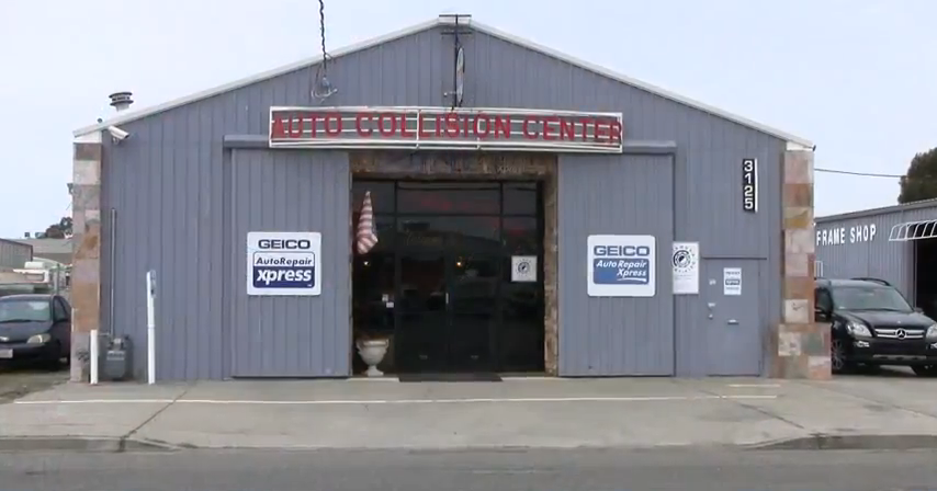 Picture of Automobile Collision Center's location in Hayward - Automobile Collision Center