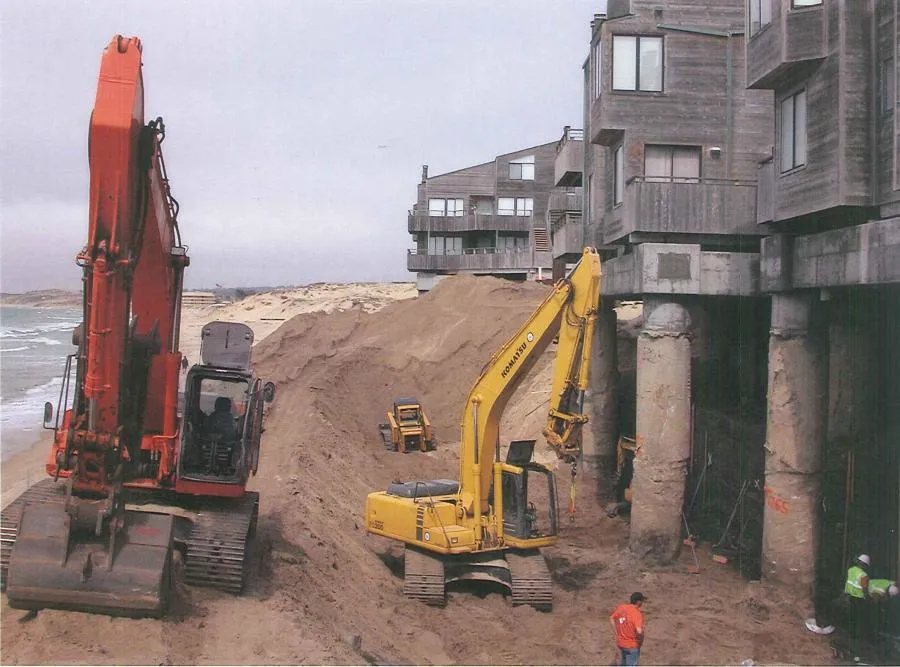 Picture of Its fleet includes excavators loaders dozers and compactors. - Engineered Soil Repairs, Inc.