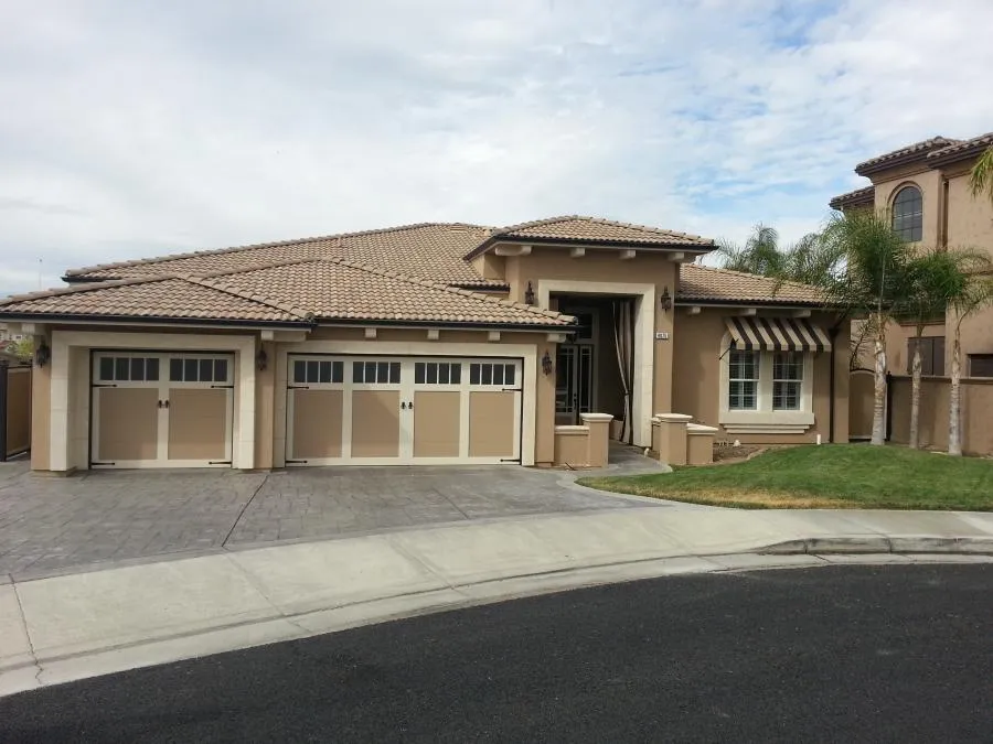 Picture of A recent custom wood door installation by R & P Garage Doors - R & P Garage Doors