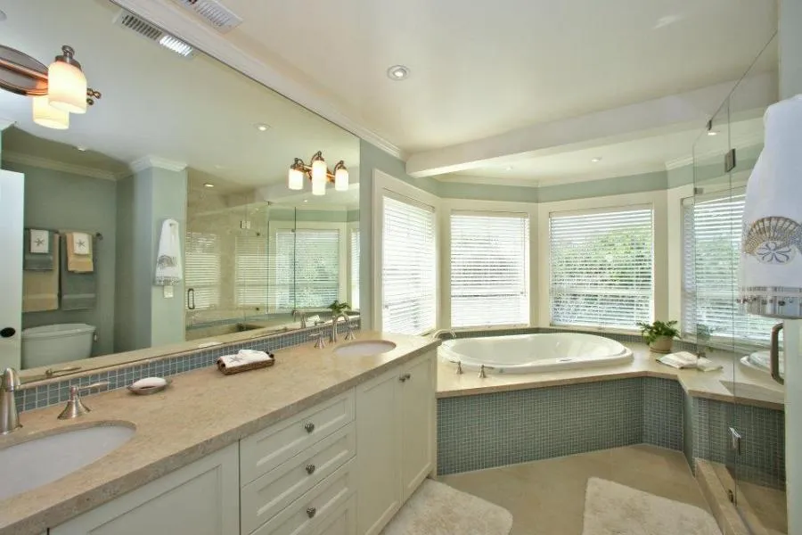 Picture of A recent bathroom remodel in San Rafael. - Gold Hammer Construction, Inc.