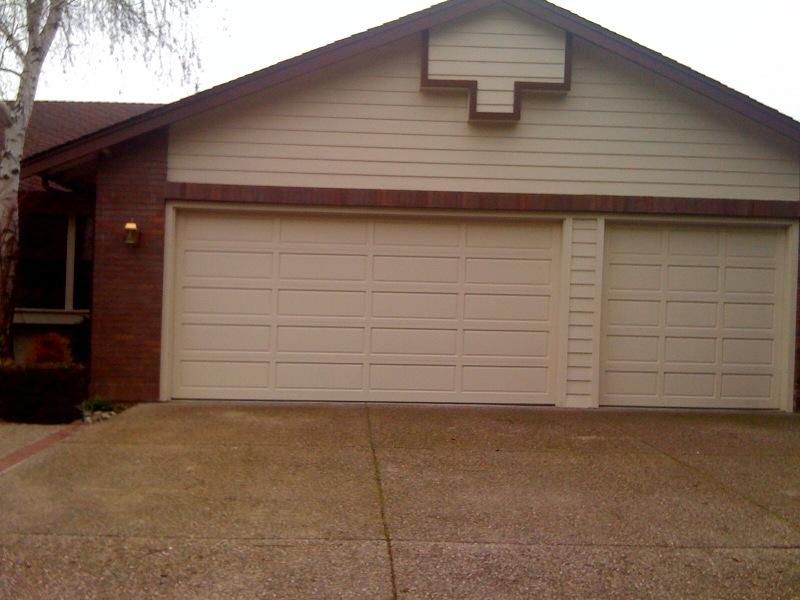 Picture of Wood raised panel garage doors with stile and rail paint in Walnut Creek - Madden Door & Sons, Inc.