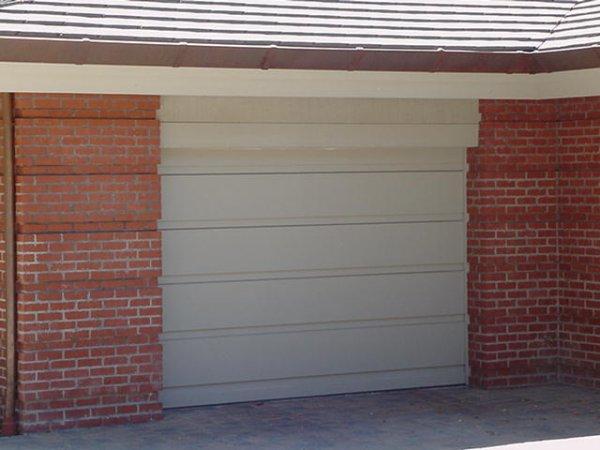 Picture of A custom matched flush garage door in Orinda - Madden Door & Sons, Inc.