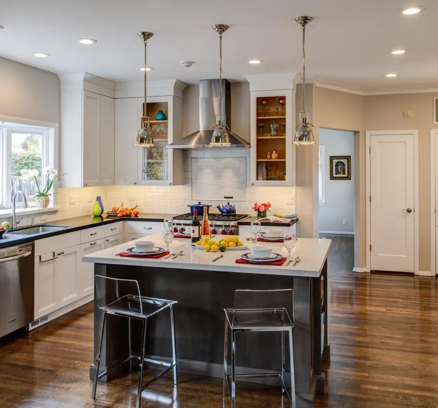 Picture of A recent kitchen rehab project (with LED lights) in Berkeley - Roberts Electric Company, Inc.