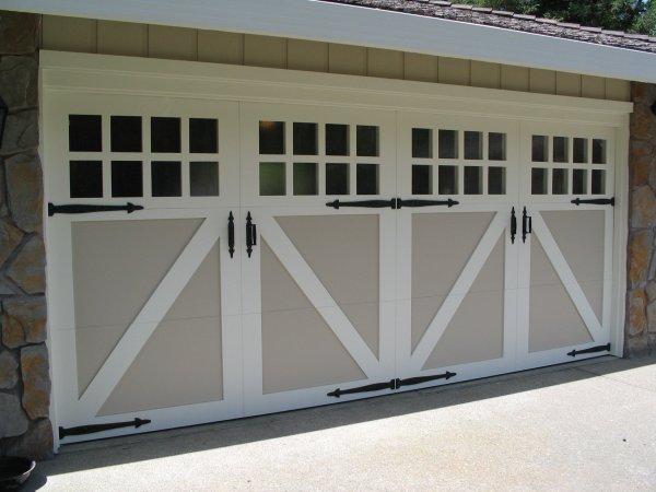 Picture of A Madden 1000D (featuring true divided glass) garage door in Danville - Madden Door & Sons, Inc.