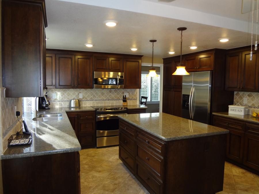 Picture of A C A Remodeling Design recently completed this kitchen remodeling project. - A C A Remodeling Design