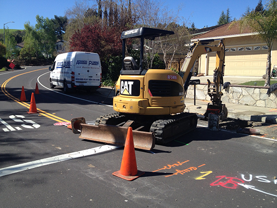 Picture of A trenchless sewer replacement project by Advanced Plumbing and Rooter Service - Advanced Plumbing and Rooter Service