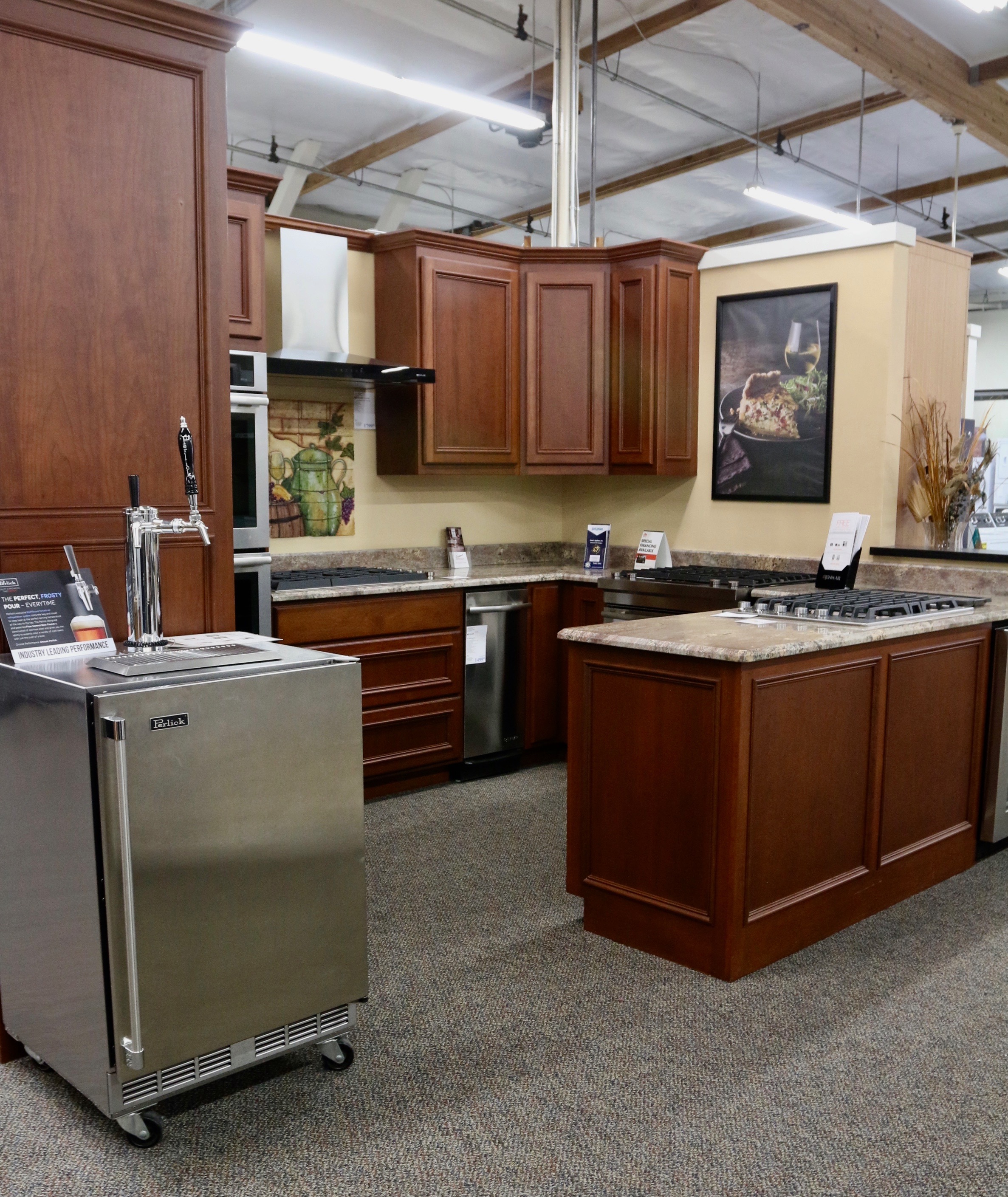 Picture of A JennAir kitchen display at Asien's Appliance's showroom - Asien's Appliance, Inc.