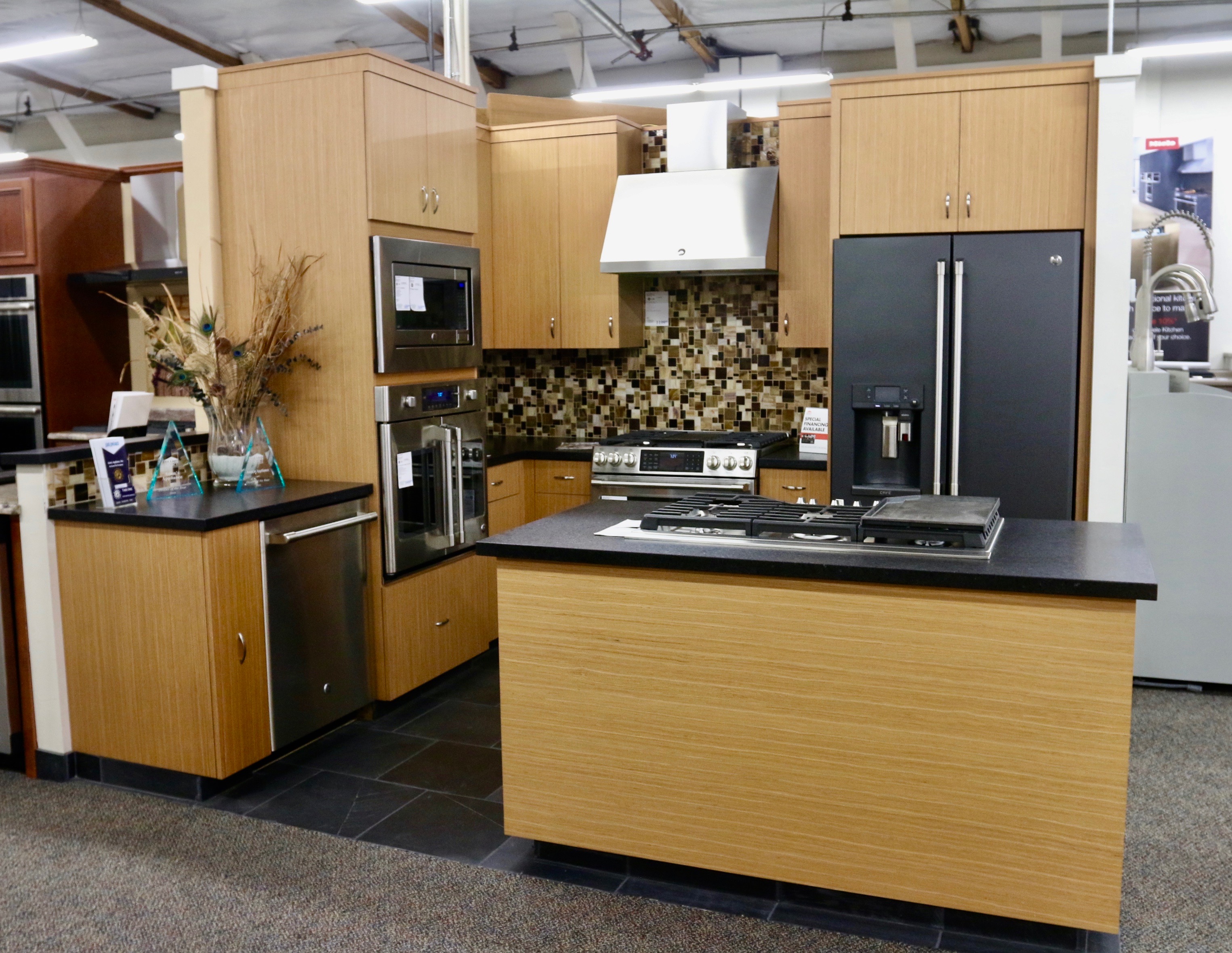 Picture of A cafe kitchen display at Asien's Appliance's showroom - Asien's Appliance, Inc.