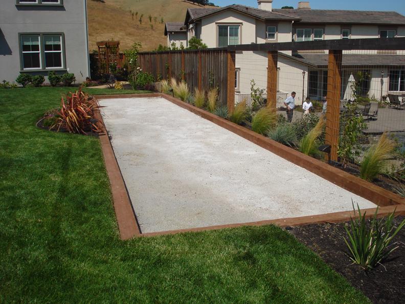 Picture of A bocce ball court in Danville - Dana Lund Landscaping, LLC