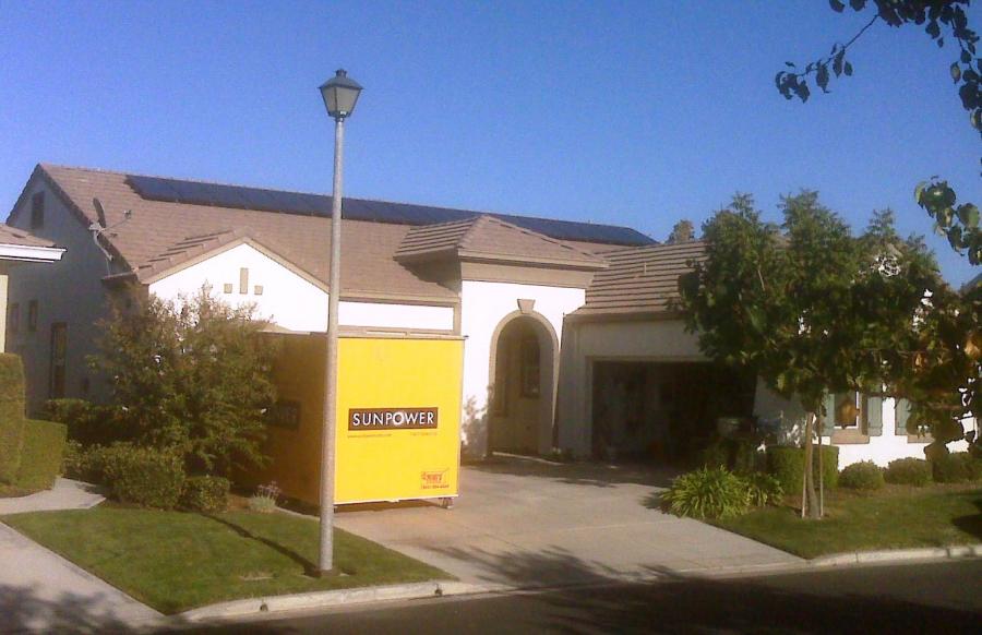 Picture of A 5kW kilowatt SunPower solar system in Brentwood - Sky Power Systems