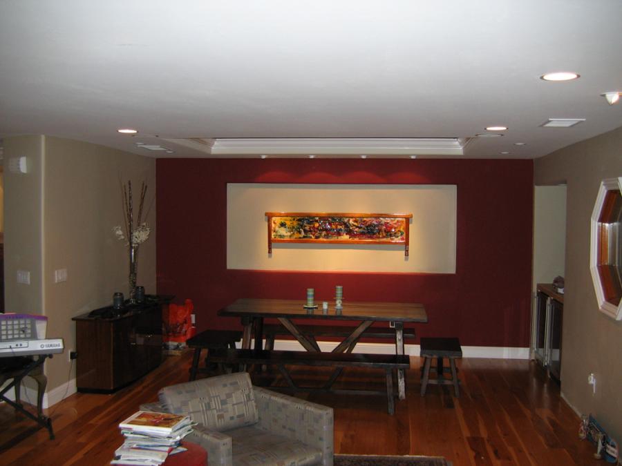 Picture of A recent residential lighting installation by Gentec Services - Gentec Services, Inc.