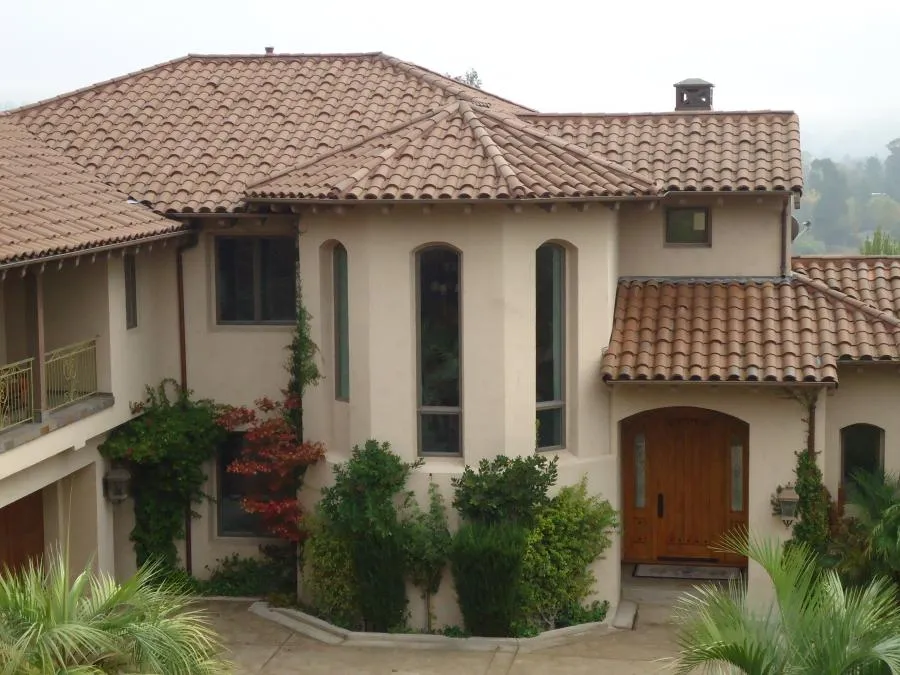 Picture of This concrete S-tile roof features random boosters. - Roof-Life Construction