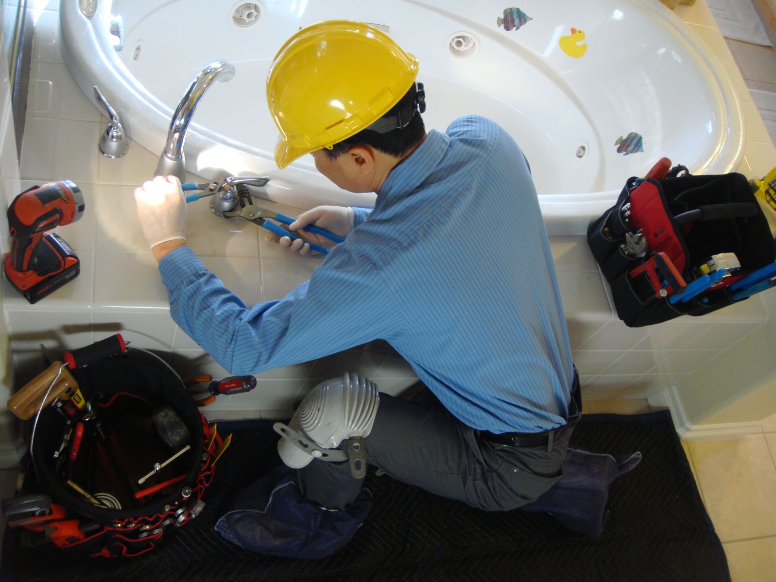 Picture of Drain Doctor's technicians can perform all types of plumbing repairs. - Drain Doctor, Inc.