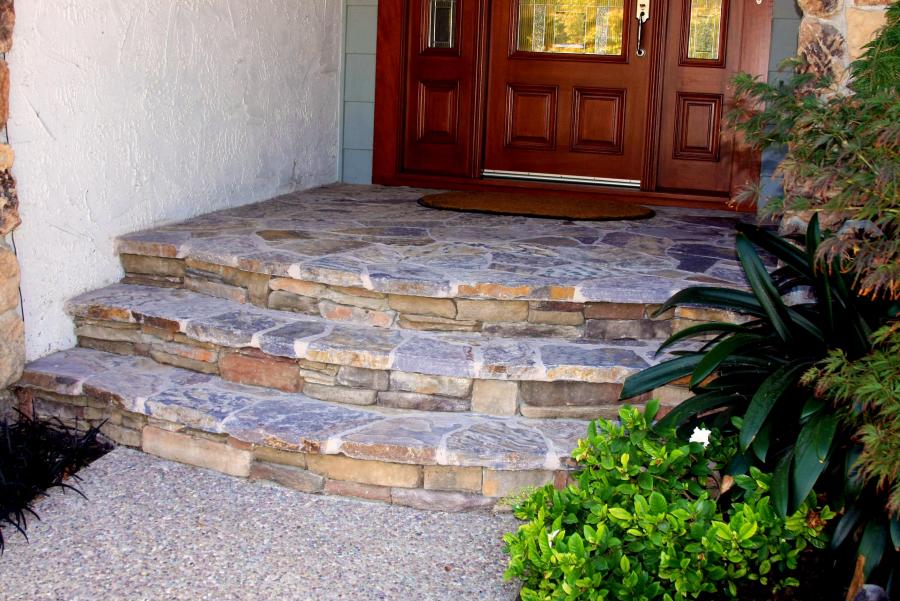 Picture of A natural flagstone porch and step in Walnut Creek - Dana Lund Landscaping, LLC