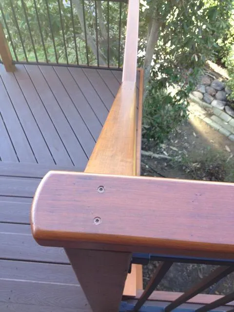 Picture of A close-up look at a recent deck project by Farrar Construction - Farrar Construction Inc.