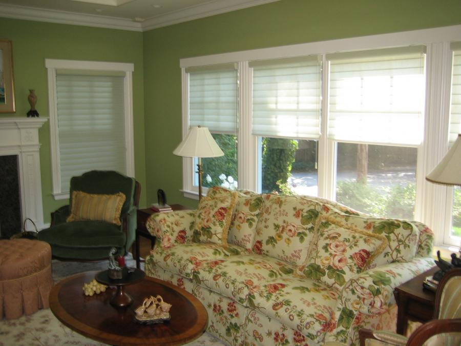 Picture of Custom shades provide a light area feeling. - Creative Window Fashions, Inc.