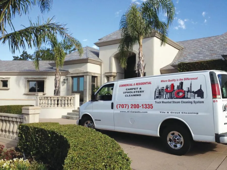 Picture of One of JC Carpet & Upholstery Cleaning's fully-stocked service vans - JC Carpet & Upholstery Cleaning, Inc.