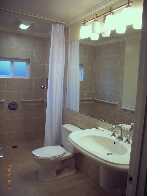 Picture of Brian Fitzmaurice General Contractor remodeled this bathroom to provide wheelchair access. - Brian Fitzmaurice General Contractor