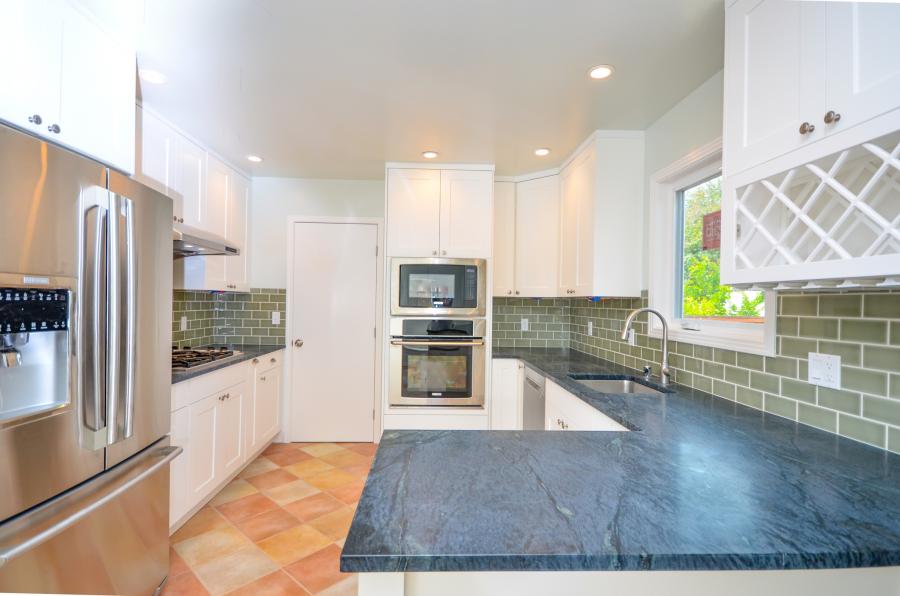 Picture of This whole-house remodeling project in Berkeley features granite counters and new windows. - Home Healing Renovations, Inc.