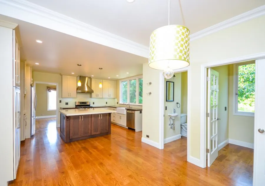 Picture of A recent open concept kitchen and dining room remodeling project in North Berkeley - Home Healing Renovations, Inc.