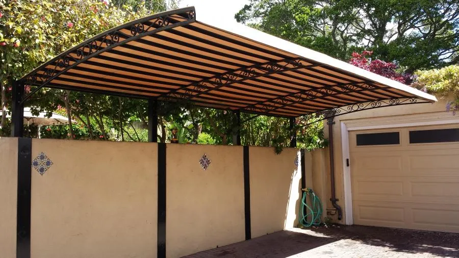 Picture of This carport in Oakland is made of Sunbrella fabrics. - Acme Sunshades Enterprise Inc.