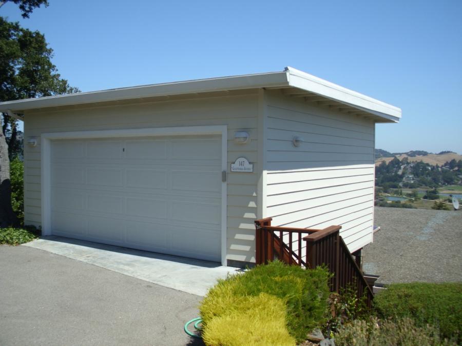 Picture of Thomas A Daly Construction built this garage with drilled piers and grade beams to provide a structurally sound foundation. - Thomas A Daly Construction