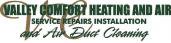 Valley Comfort Heating and Air logo