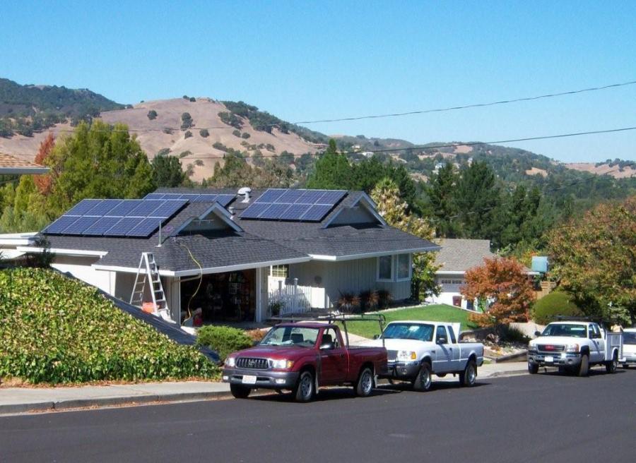 Picture of An 8kW Sharp solar system in Walnut Creek - Sky Power Systems