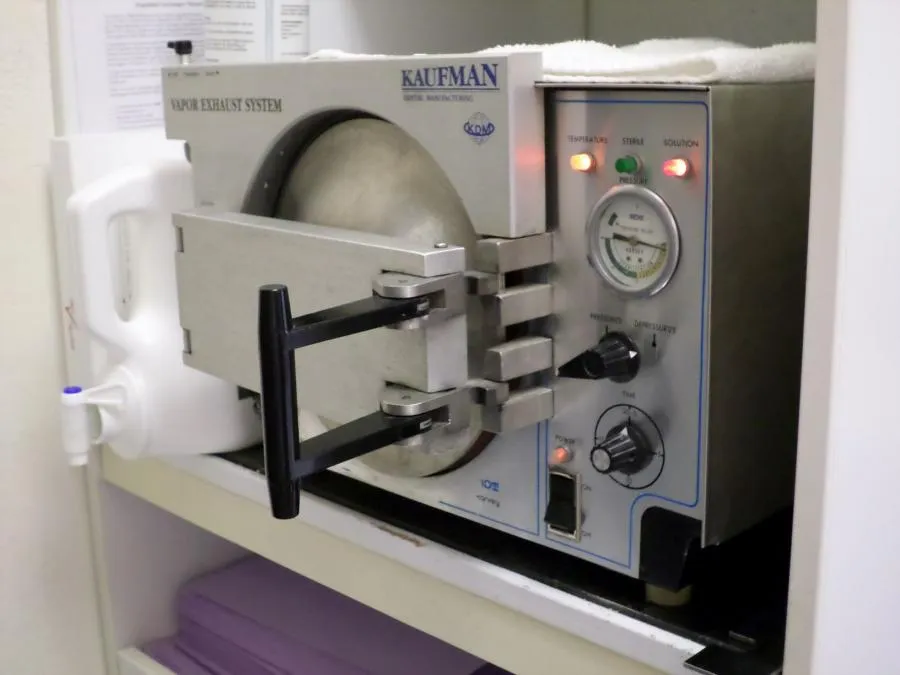 Picture of The chemiclave is the last step in the sterilization process. - William R. Hummer, DDS