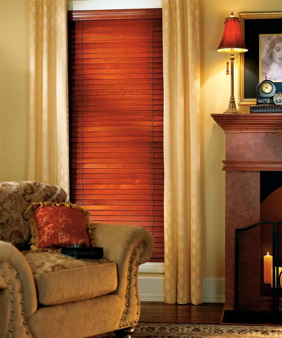 Picture of Creative Window Fashions offers Hunter Douglas Parkland Wood Blinds. - Creative Window Fashions, Inc.