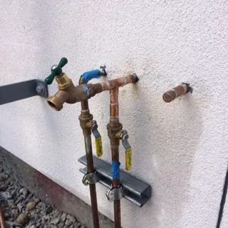 Picture of Absolute Plumbing and Drain installed this water spigot. - Absolute Plumbing and Drain