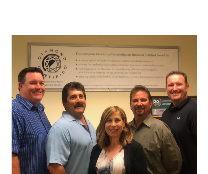 Picture of (L to R) Mike Langridge Bob Vinal Julie Blakely Scott Rollandi and John Langridge - Bay Area Health Insurance Marketing, Inc.