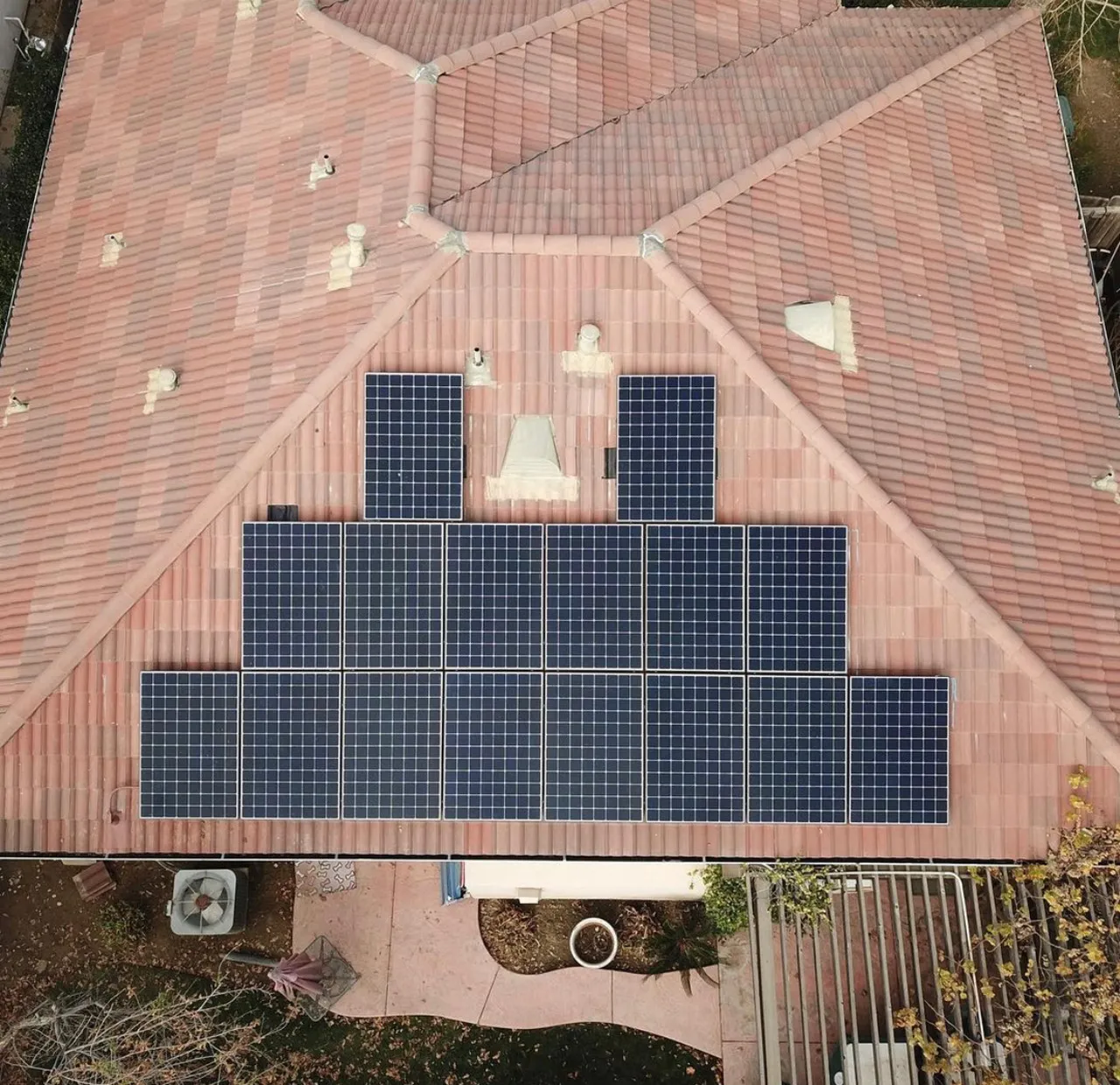 Picture of A recent solar panel installation project by SunMade Energy - SunMade Smart Roofing, Solar & Electric