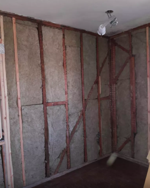 Picture of A recent rockwool wall insulation project by Johnson’s Insulation - Johnson's Insulation