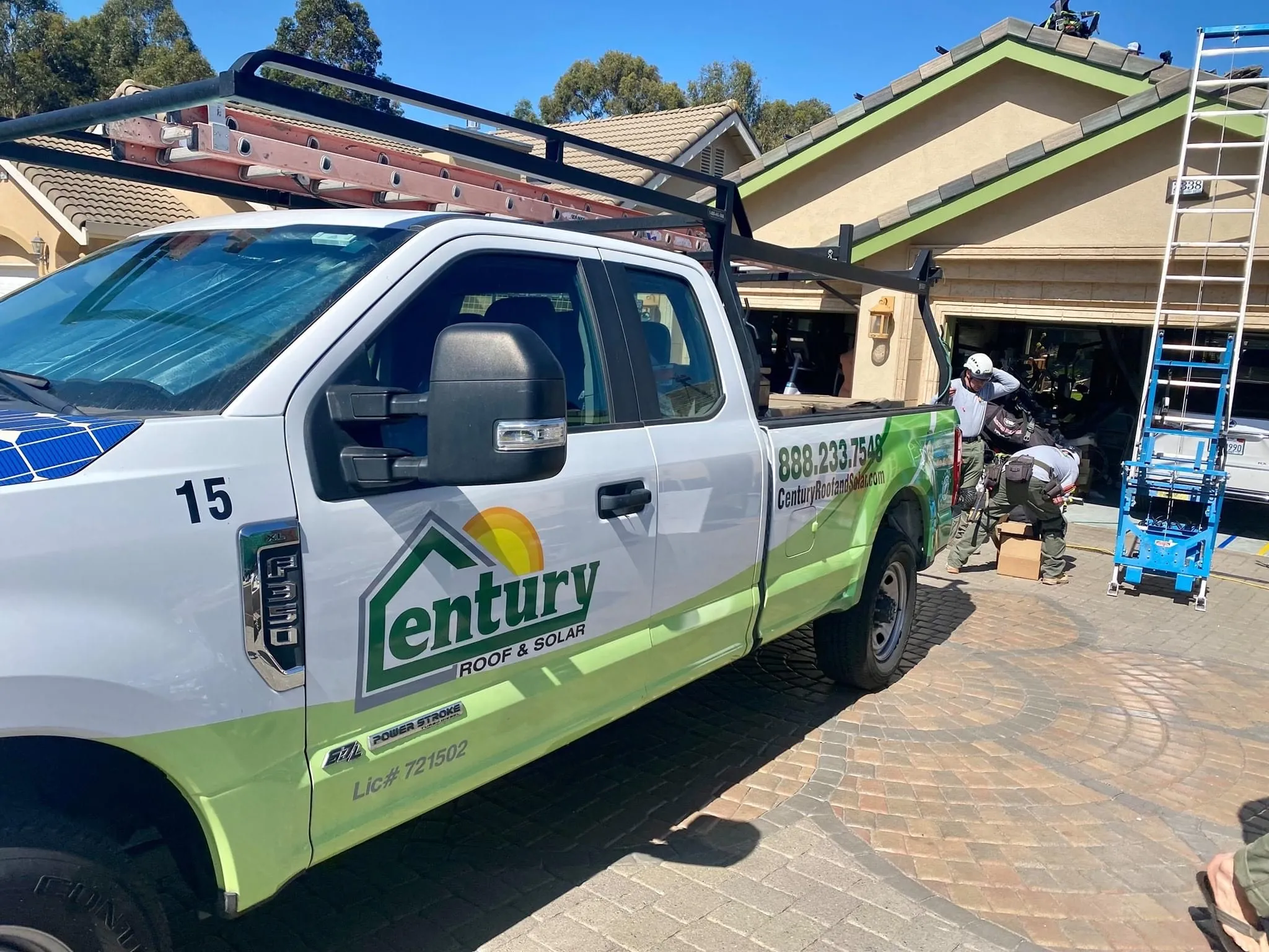 Picture of A recent solar installation project by Century Roof and Solar - Century Roof and Solar