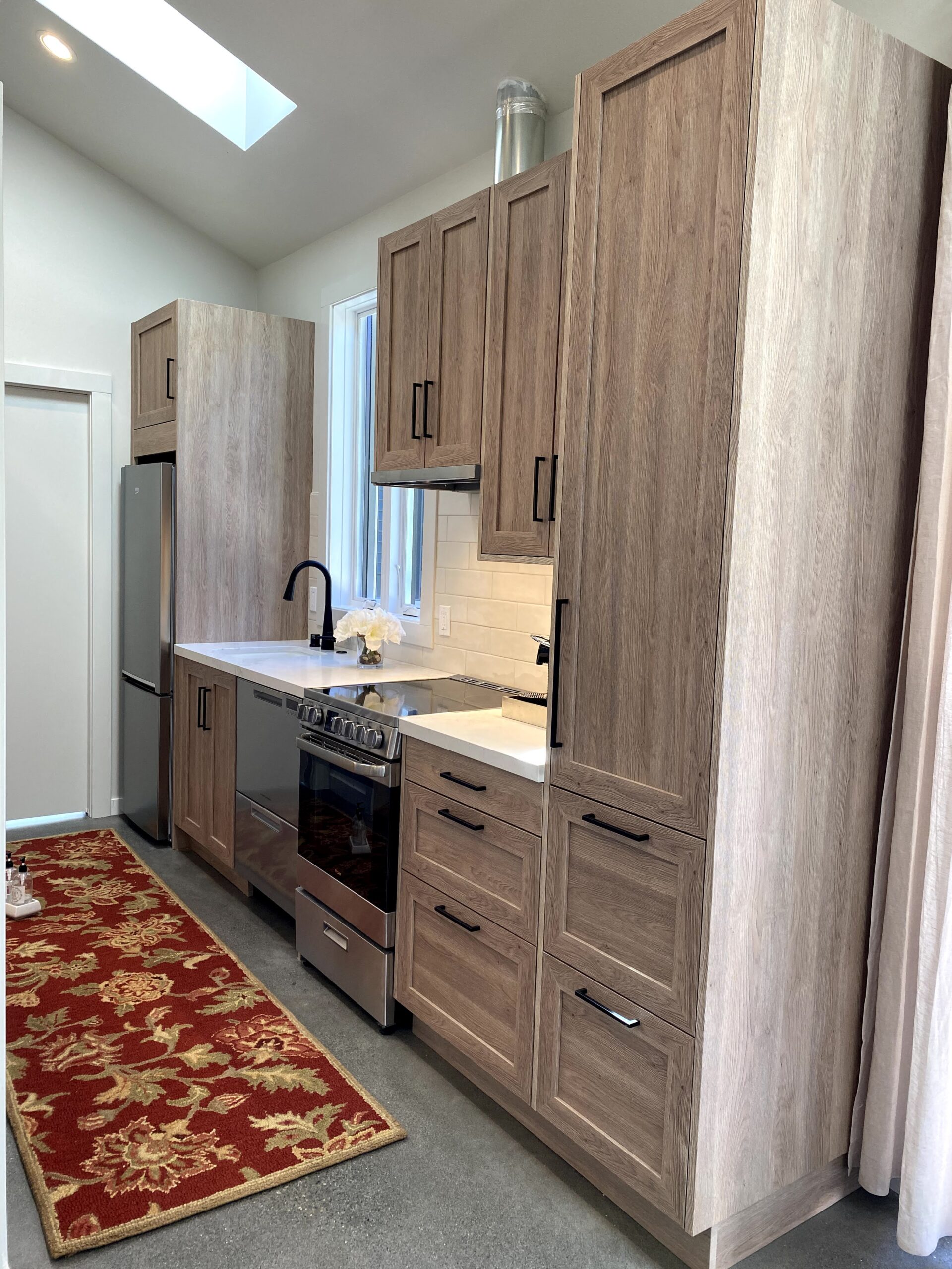 Picture of A recent kitchen cabinet installation by Green Living Builders - Green Living Builders LLC