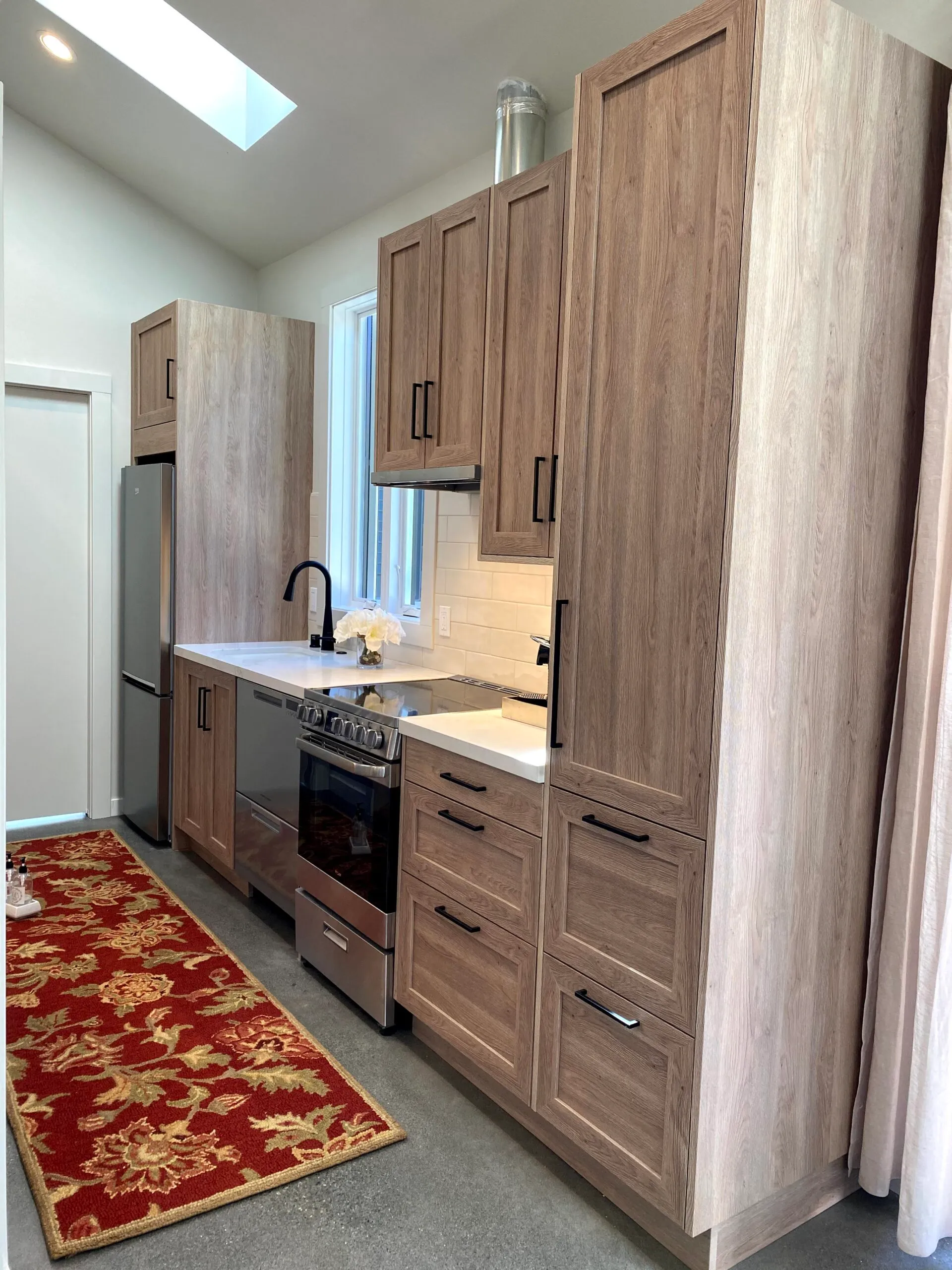 Picture of A recent kitchen cabinet installation by Green Living Builders - Green Living Builders LLC