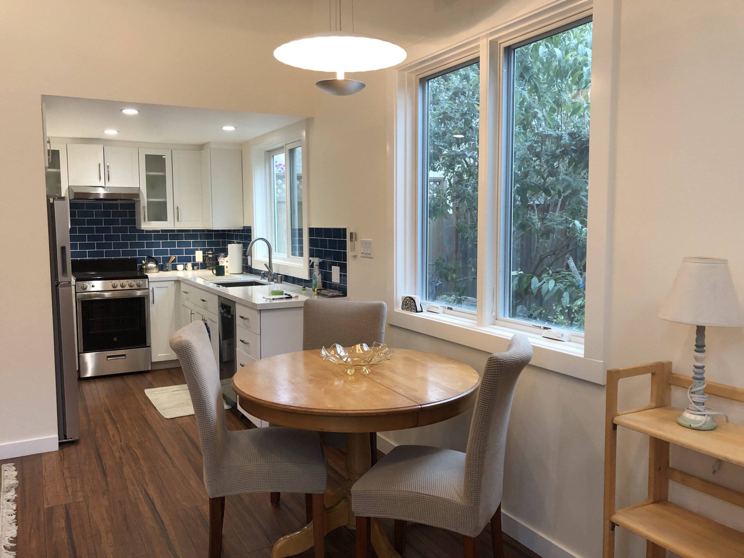 Picture of Green Living Builders installed windows to add more light to this ADU living space. - Green Living Builders LLC